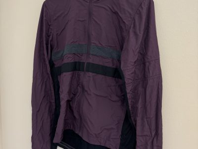 Rapha Brevet Windblock Long sleeve jersey (purple, large)
