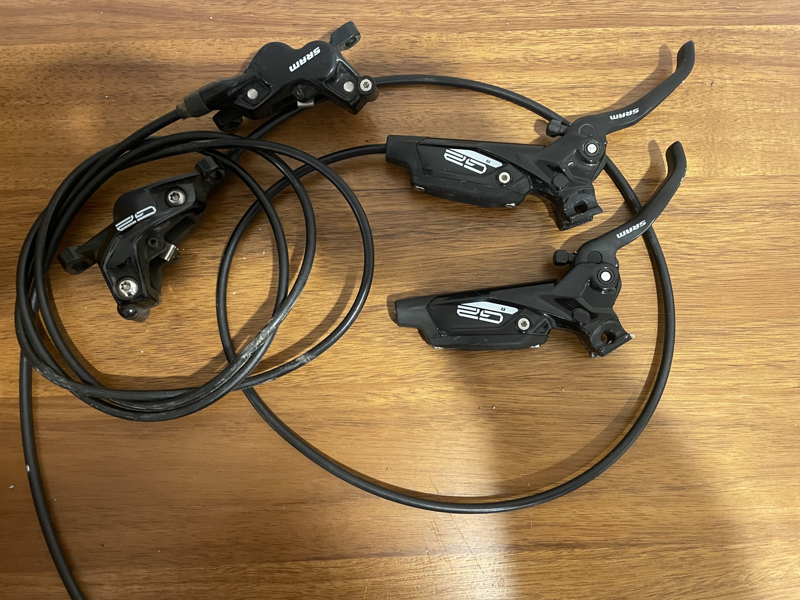 SRAM G2 R 4 Piston Flat Bar Levers and Calipers