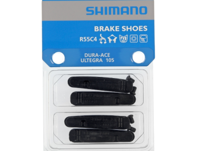 2x Pairs Shimano R55C4 Brake Pad Inserts to suit Alloy Rims BR-9000 Genuine