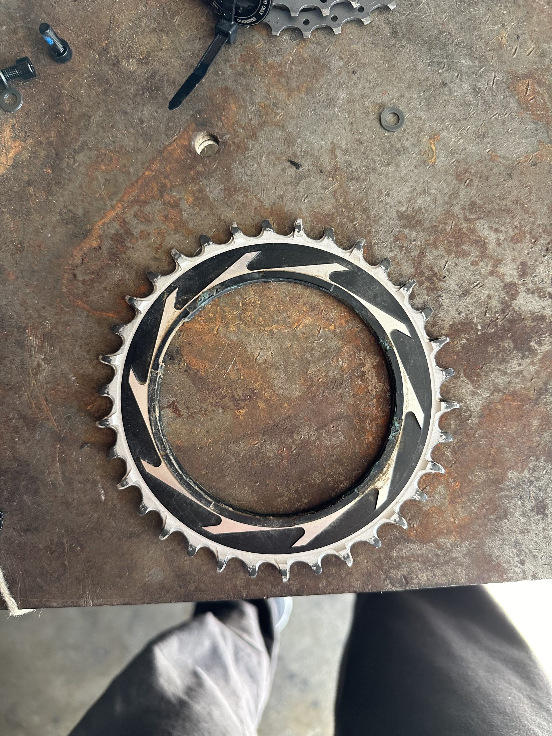 Used Sram XX SL 34t 3mm offset chainring