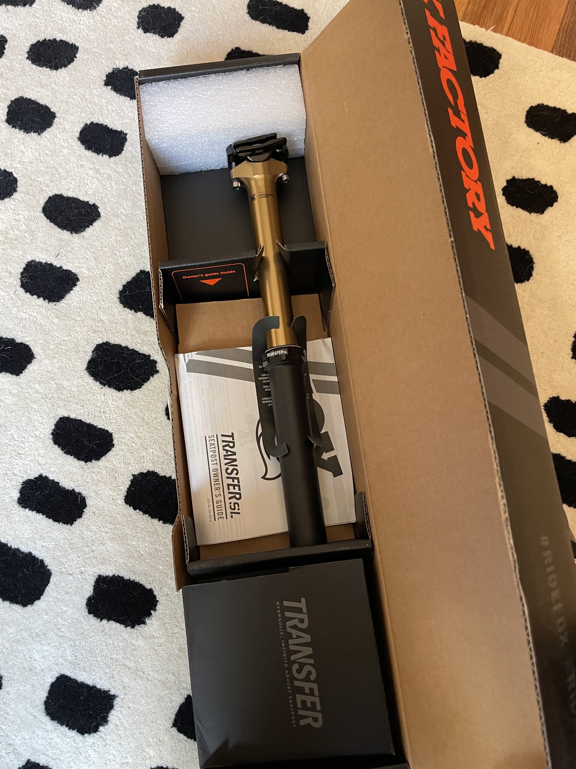 Fox Transfer SL Factory seatpost, new in box, 31.6mm, 150mm Travel