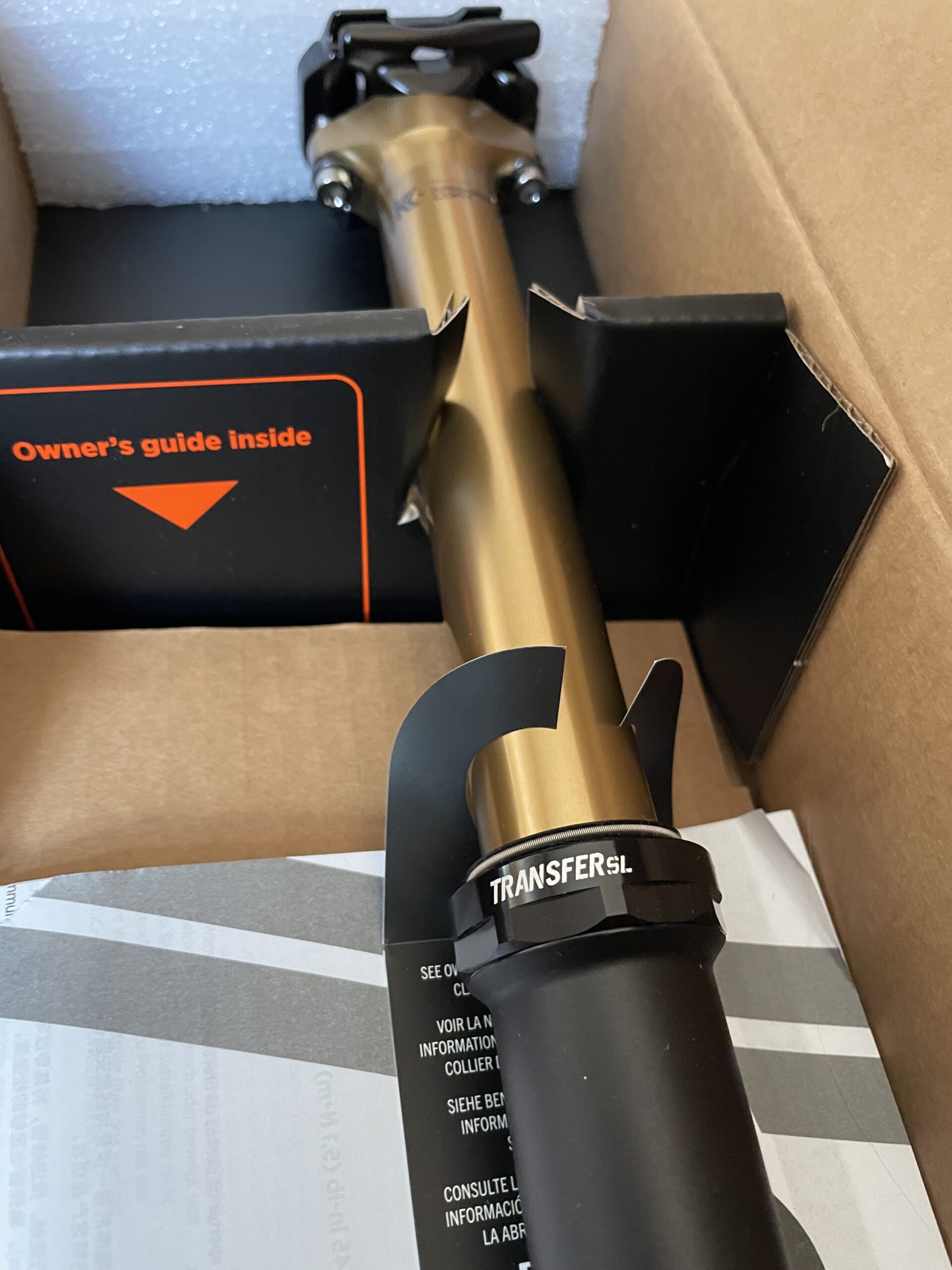 Fox Transfer SL Factory seatpost, new in box, 31.6mm, 150mm Travel