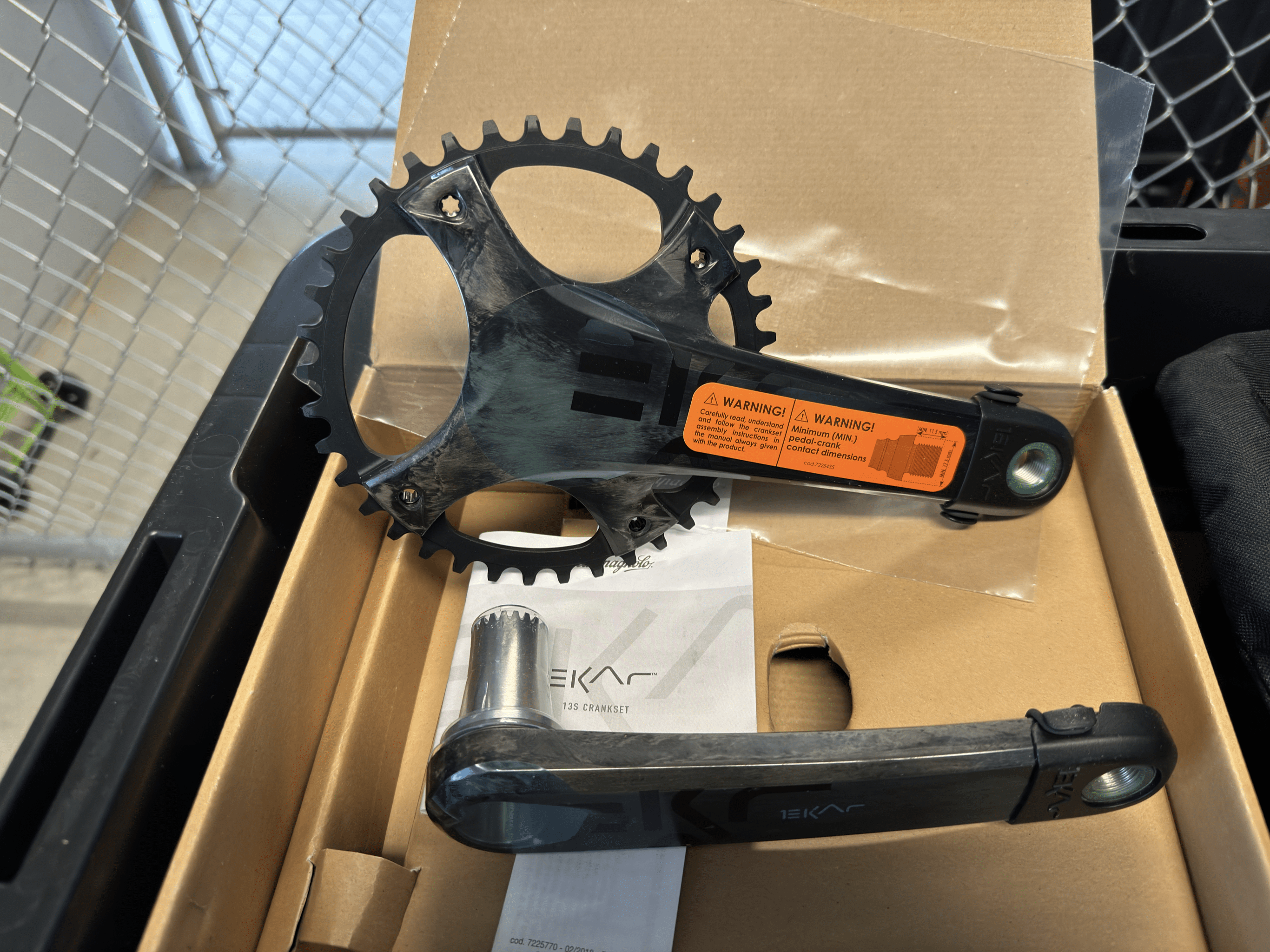 BRAND NEW Campagnolo Ekar Crankset 38T 170mm