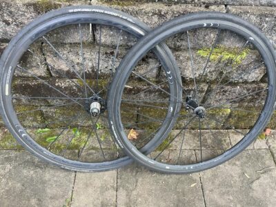 Fulcrum Racing Zero Nite wheelset -- high end alloy road wheels