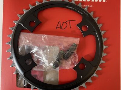 SRAM AXS X-Sync 40t chainring, for 1x12 gravel/cx, brand new, 107bcd 4-bolt asymmetrical with hardware