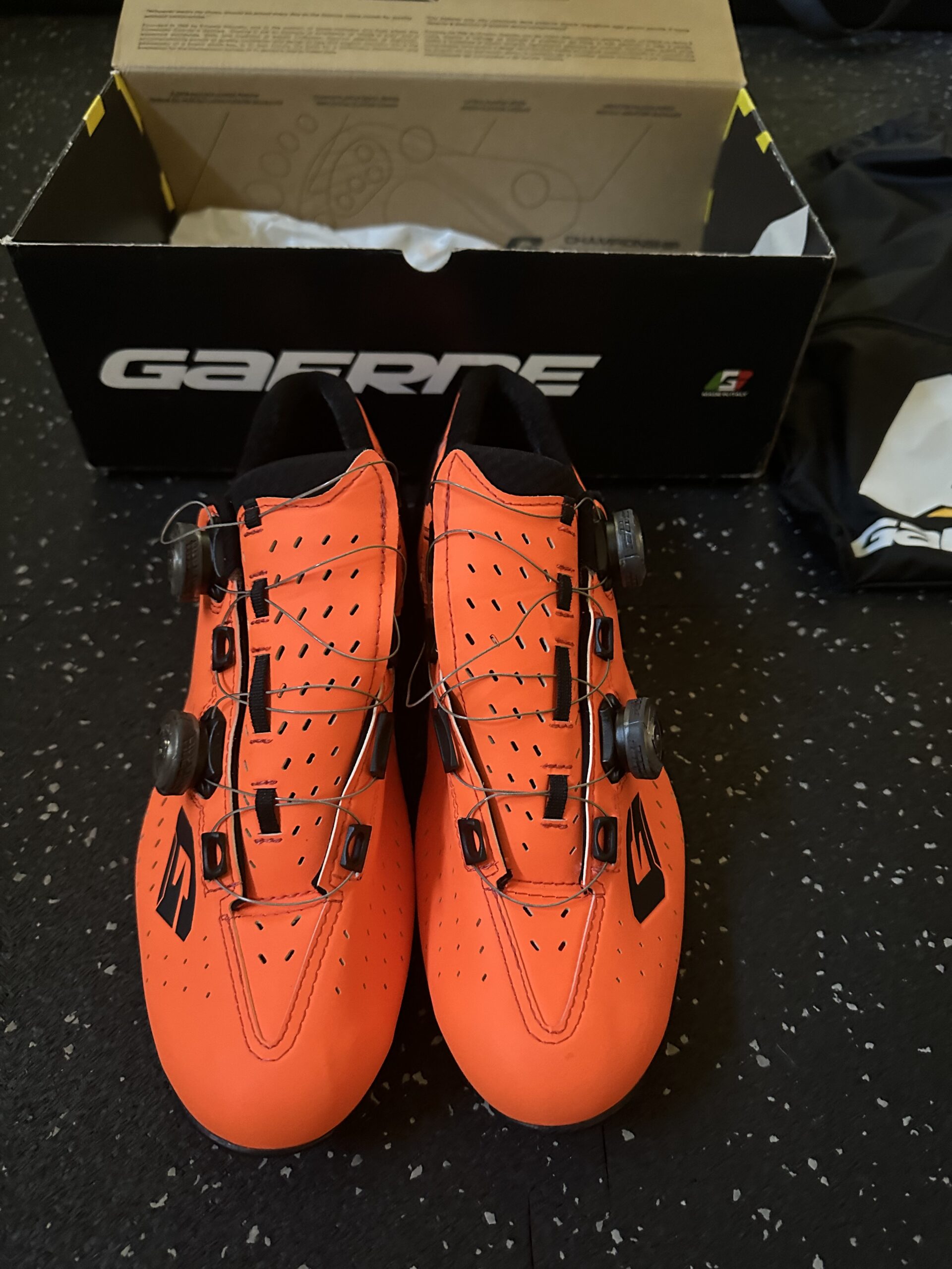 Gaerne Carbon Stilo+ SPD-SL Road Shoes Orange EU 44