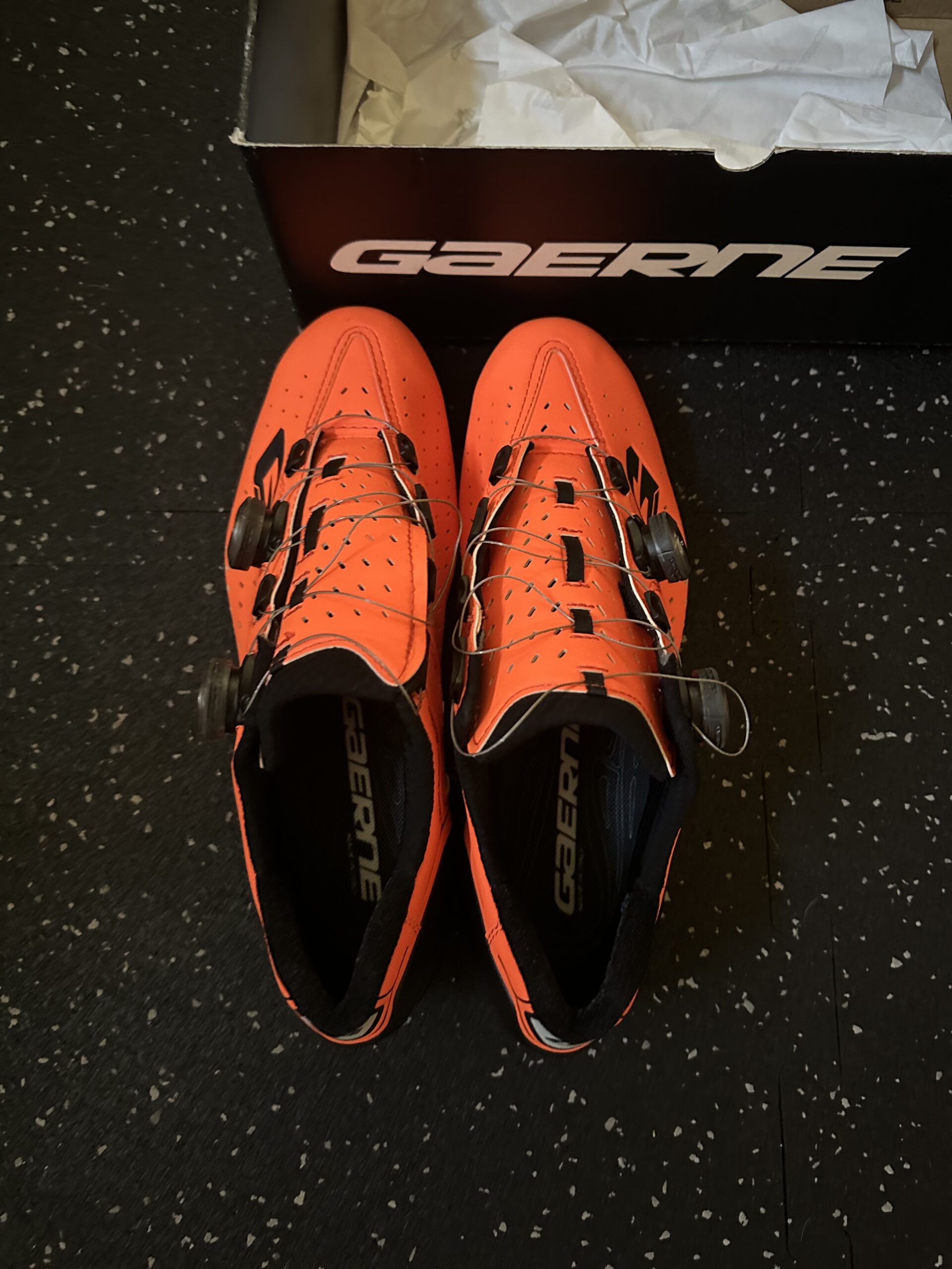 Gaerne Carbon Stilo+ SPD-SL Road Shoes Orange EU 44