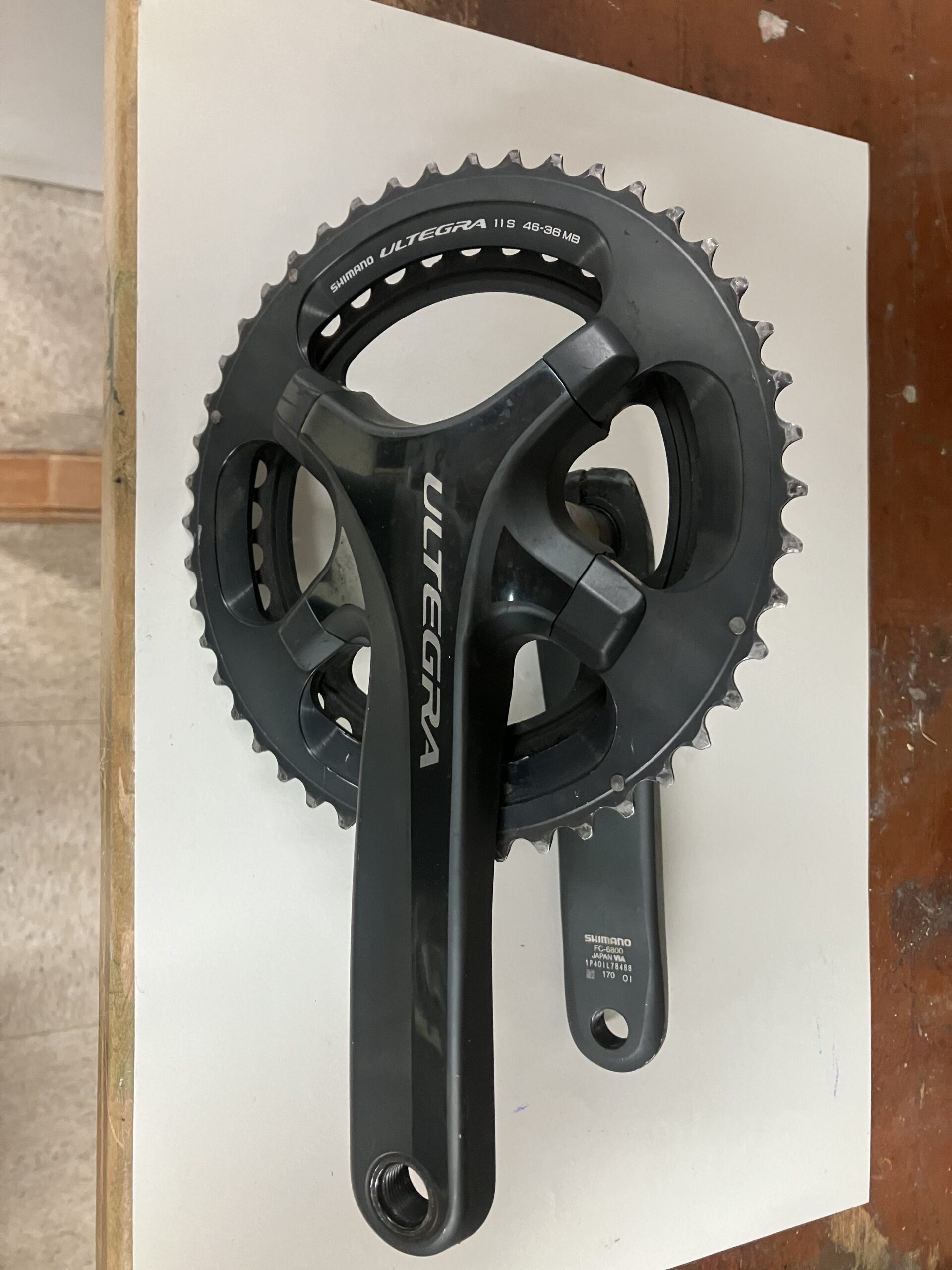 Shimano ultegra 6800 crankset 36/46