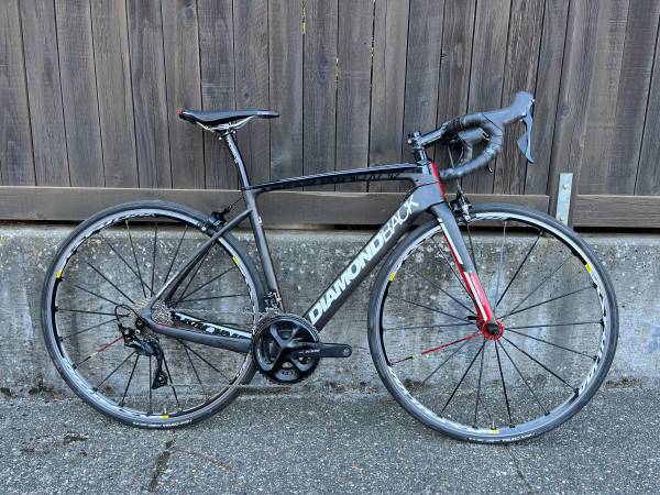 Diamondback Podium Road Bike, New Drivetrain, 16.3lbs