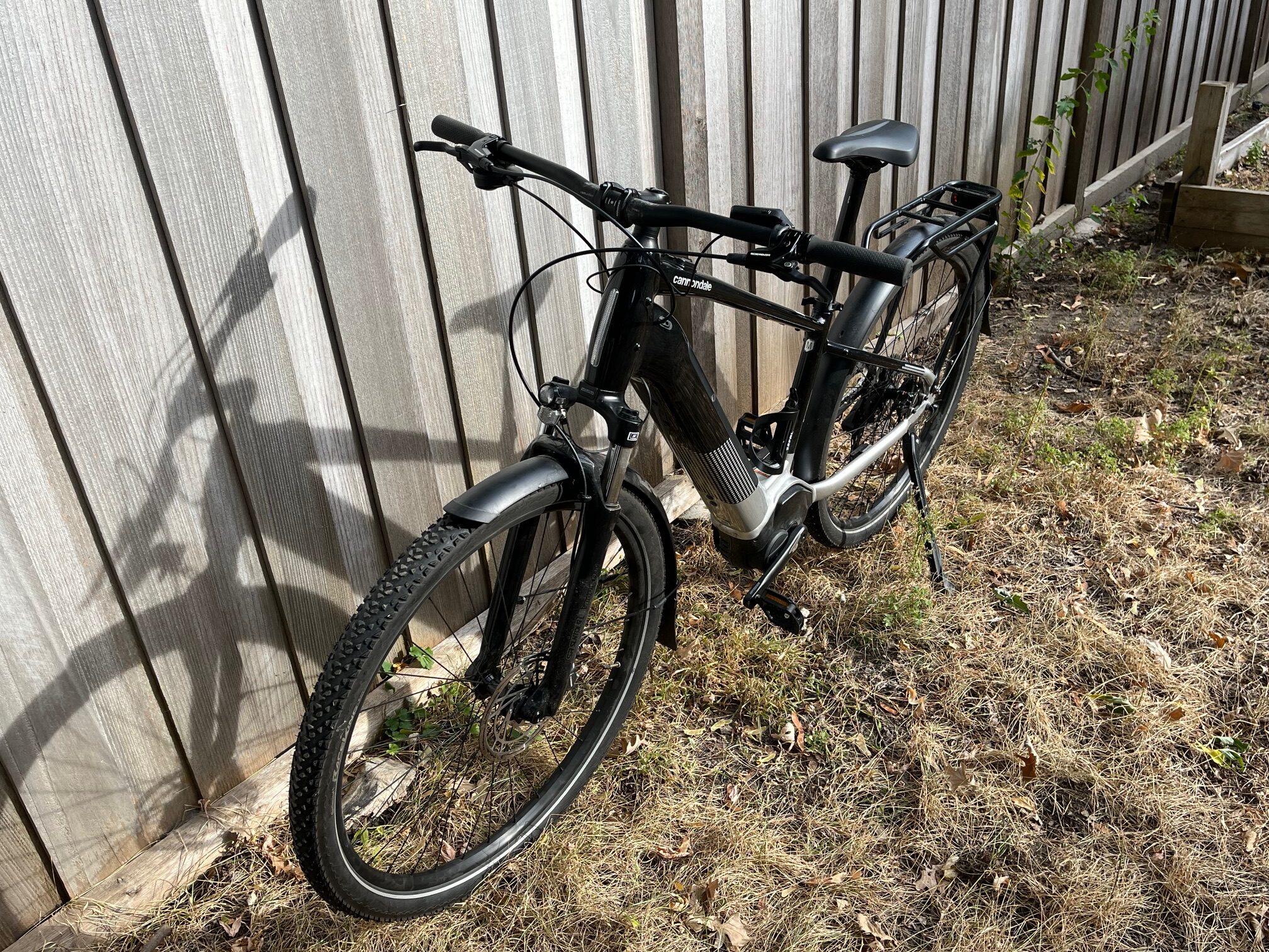 Cannondale Tesoro X 3 Ebike with Shimano Cues drivetrain upgrade. Size medium