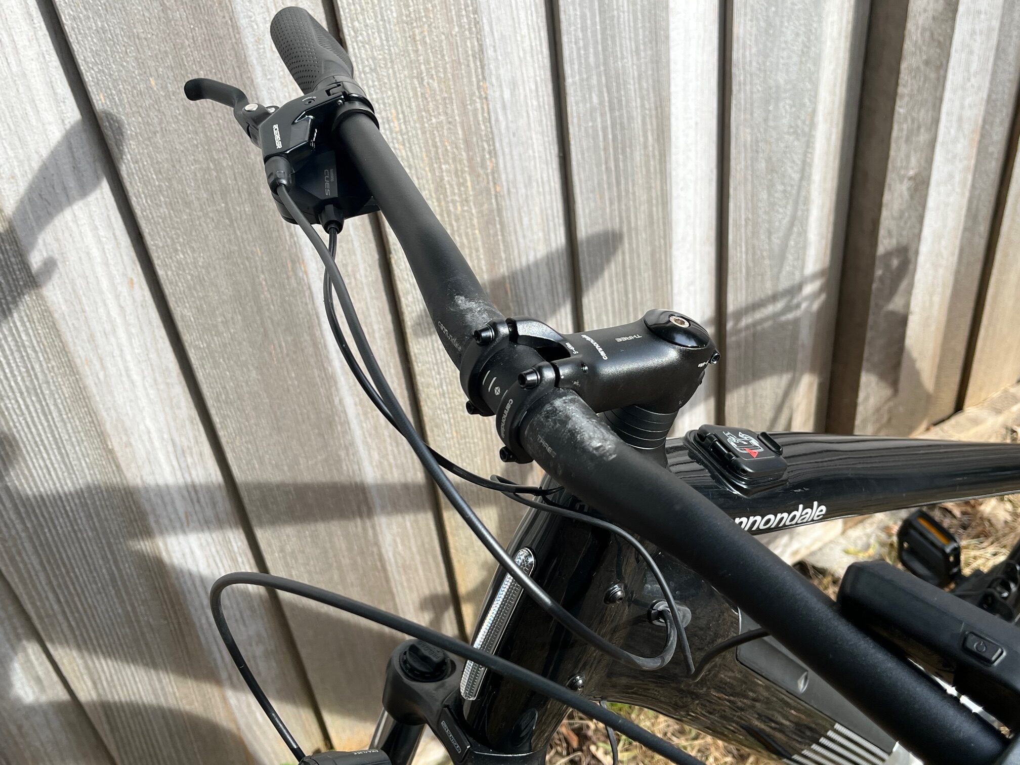 Cannondale Tesoro X 3 Ebike with Shimano Cues drivetrain upgrade. Size medium