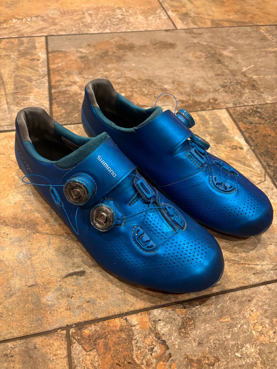 Shimano S-Phyre 44 wide road shoes