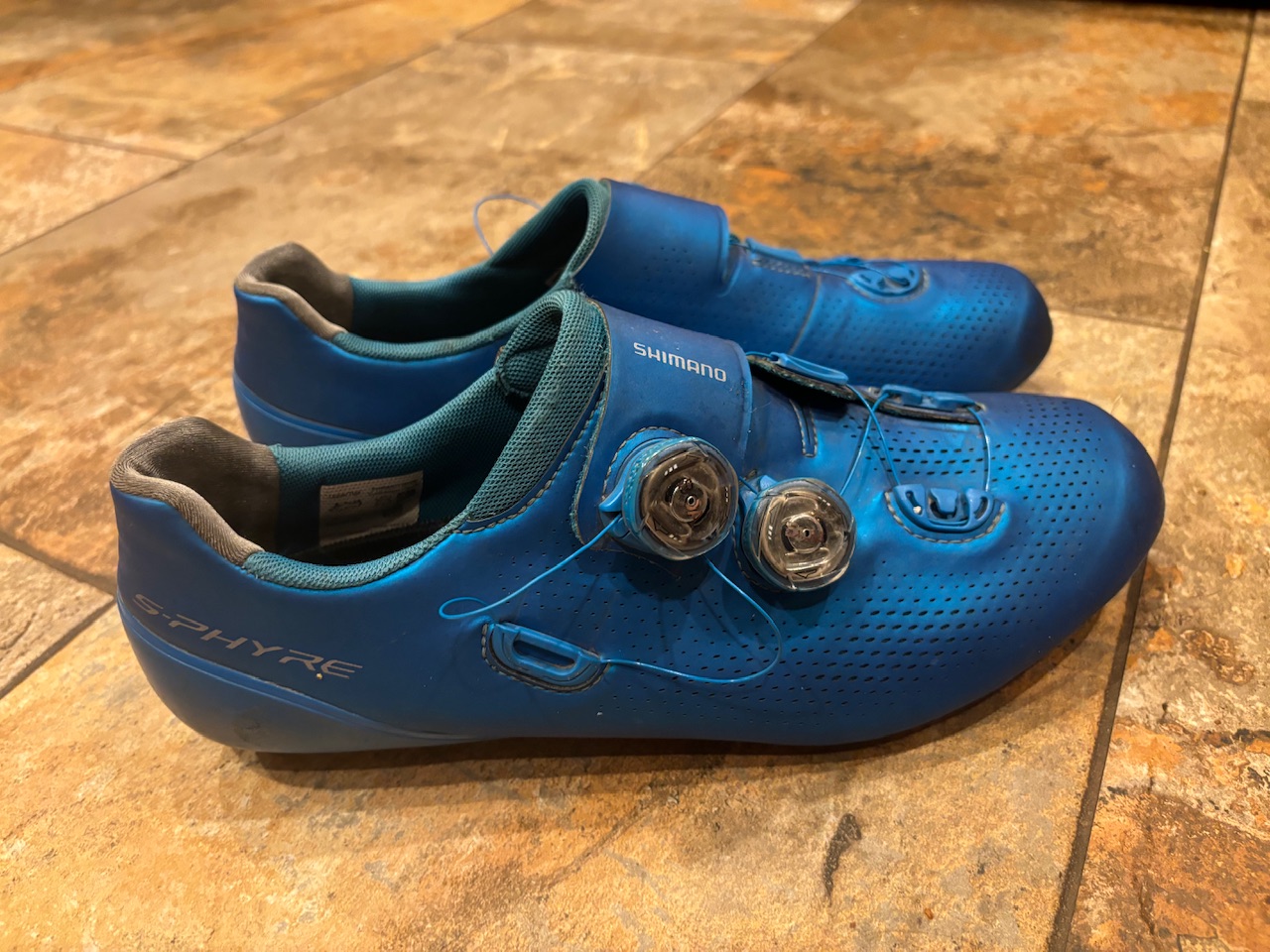 Shimano S-Phyre 44 wide road shoes