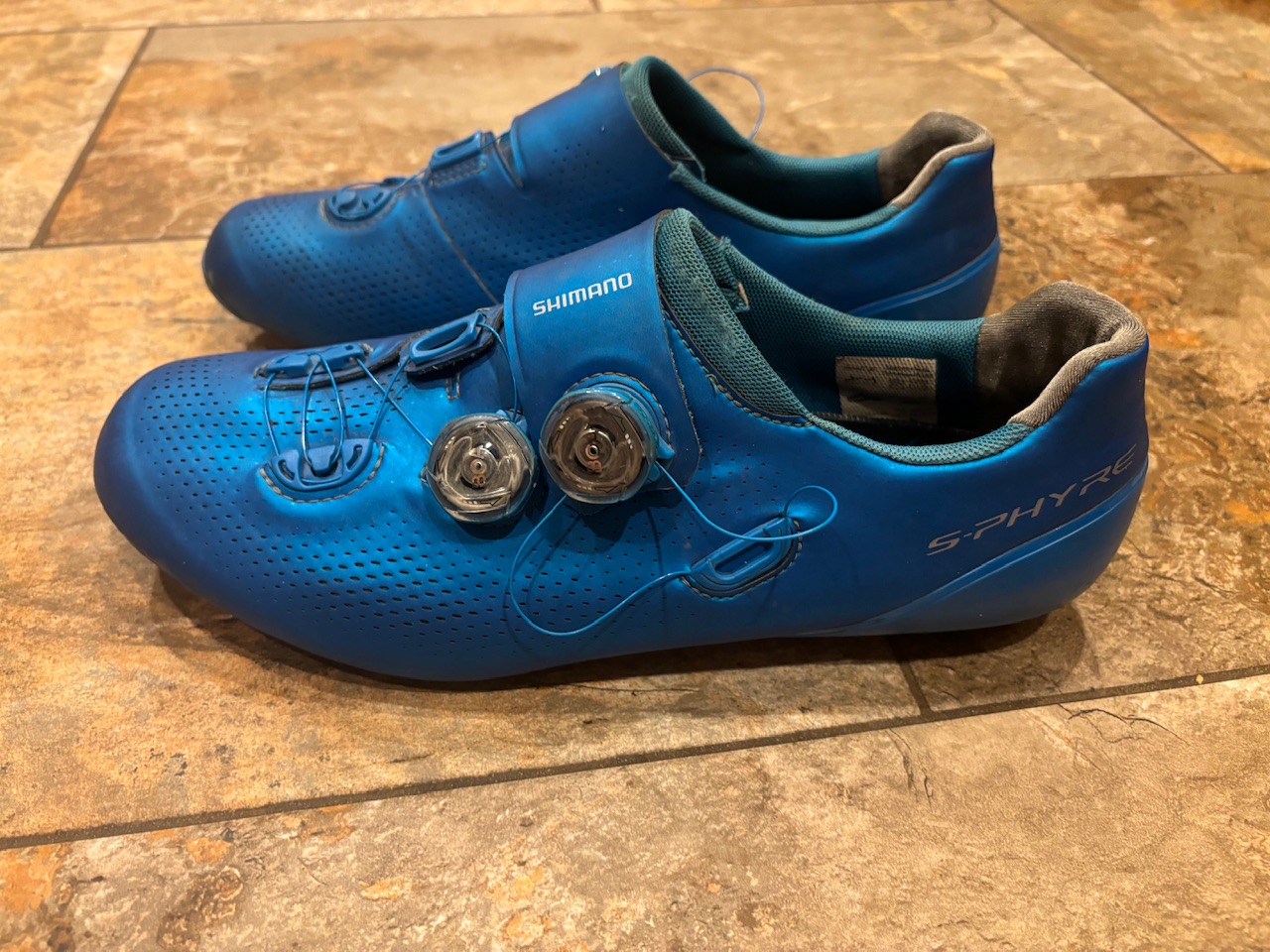 Shimano S-Phyre 44 wide road shoes