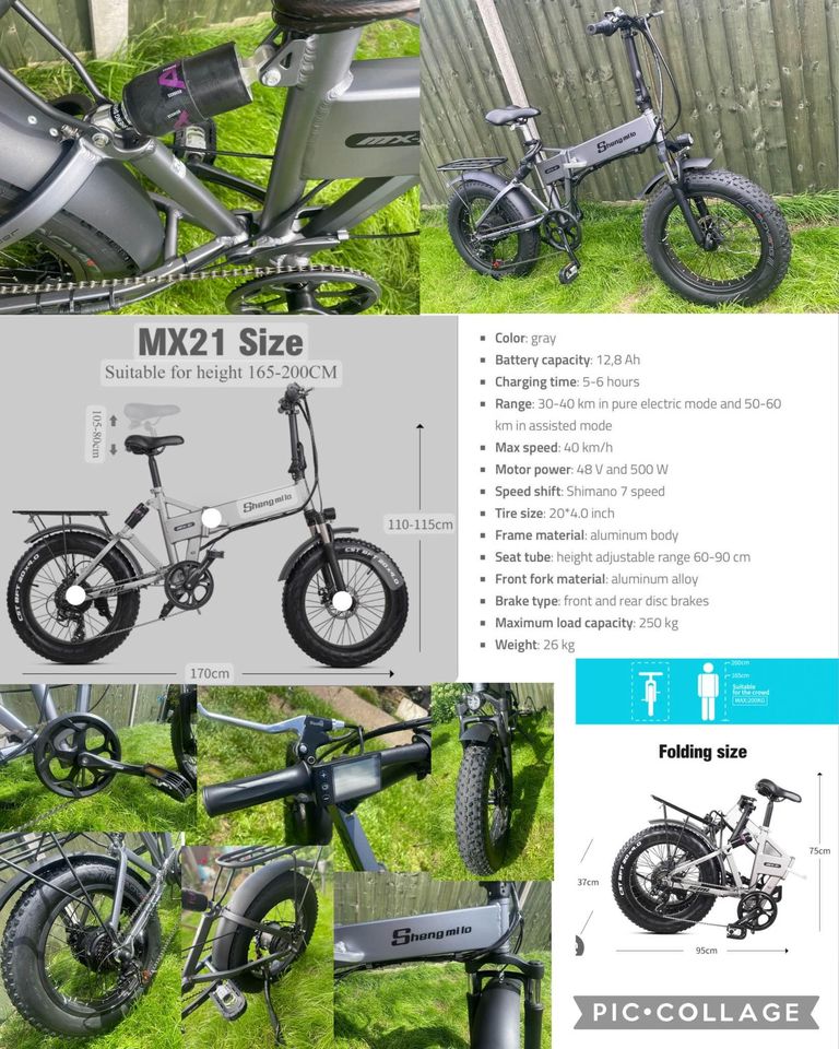 Shengmilo MX21 Folding E bike