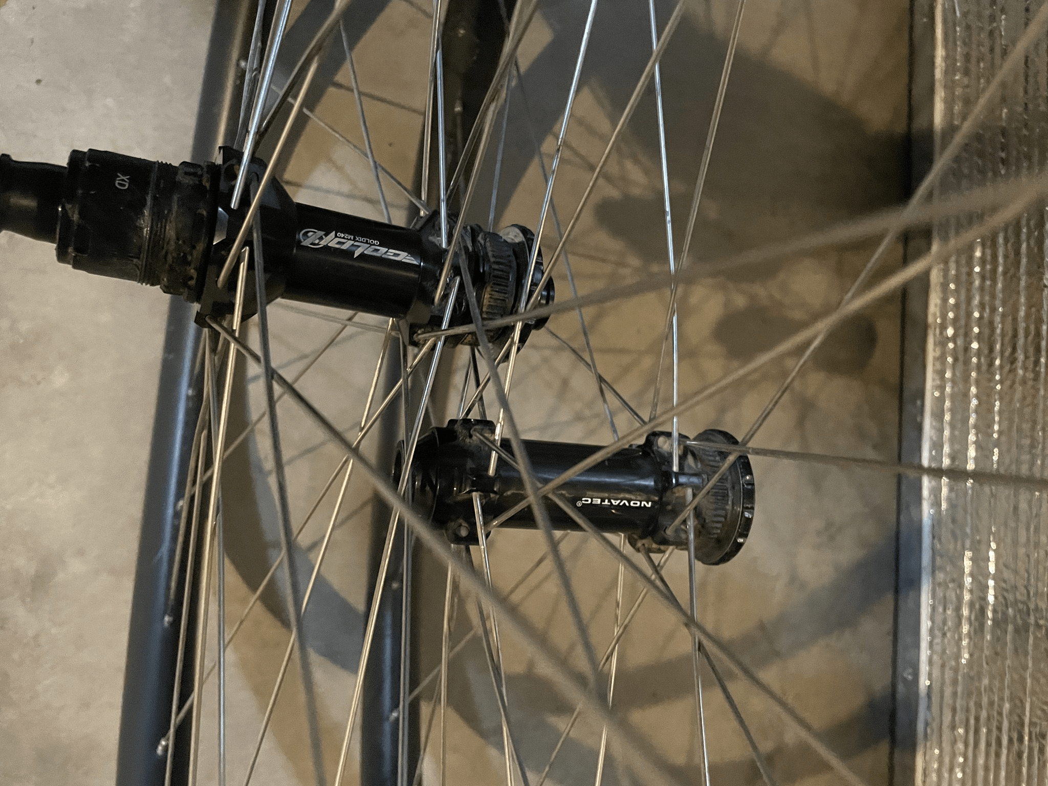 29er race wheels - Novatec/Goldix hubs