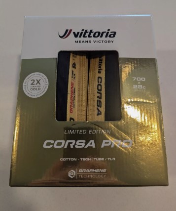 Vittoria Limited Edition Corsa Pro 700x28C TLR Gold #664 of 2023 made