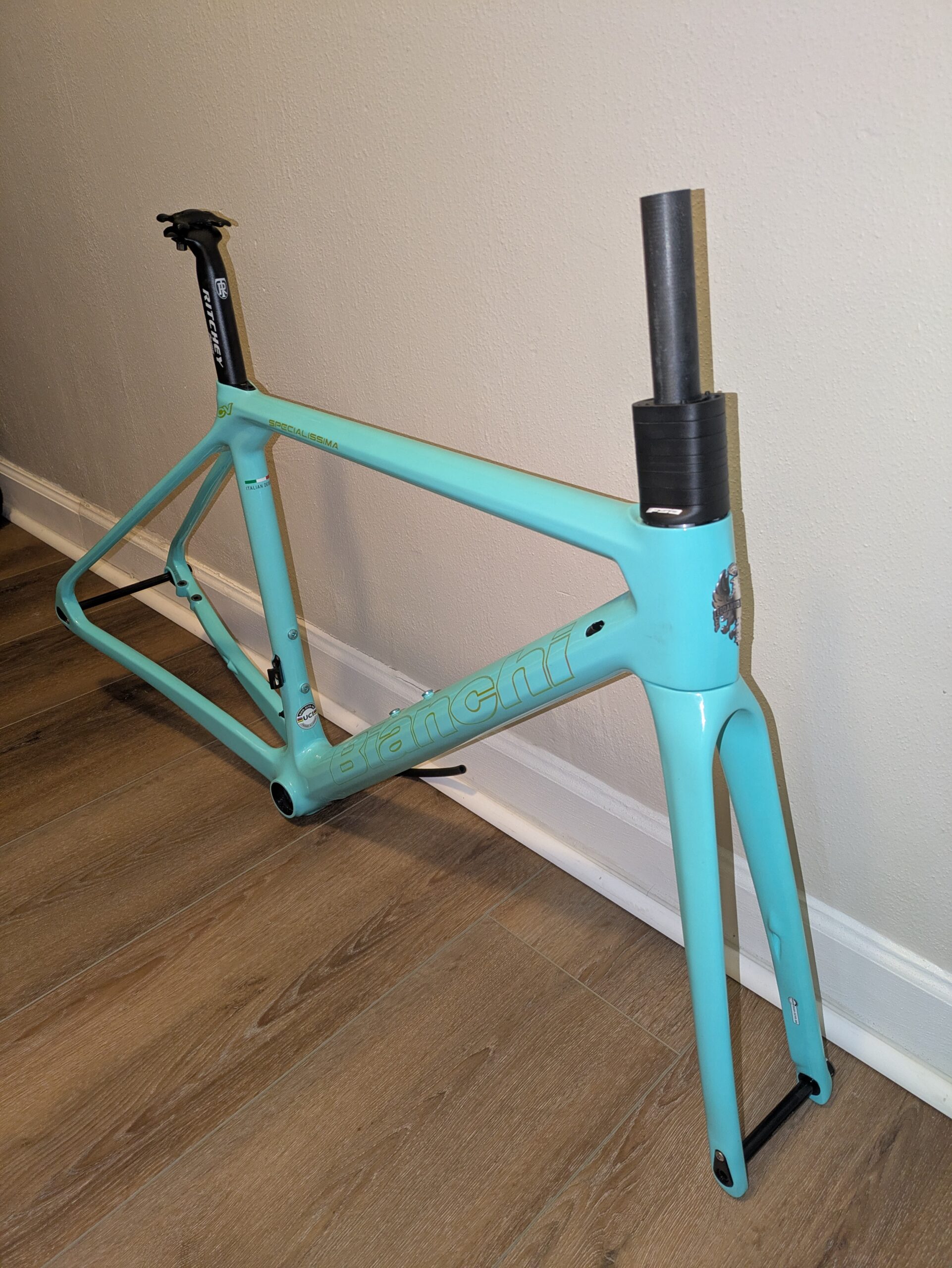 New Bianchi Specialissima CV frameset, size 50