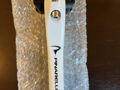 White Pinarello Setback seatpost for Dogma/Gan/Prince (A214)
