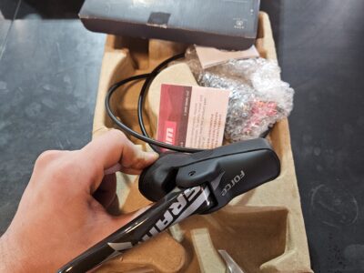 SRAM Force 1 Left Hydraulic Brake Lever w/ Force Disc Brake Caliper