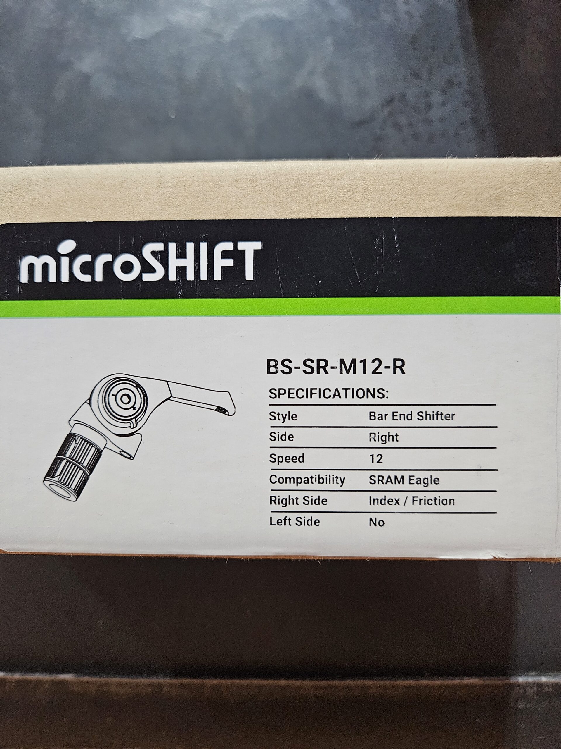 Microshift BS-SR-M12-R Shift lever