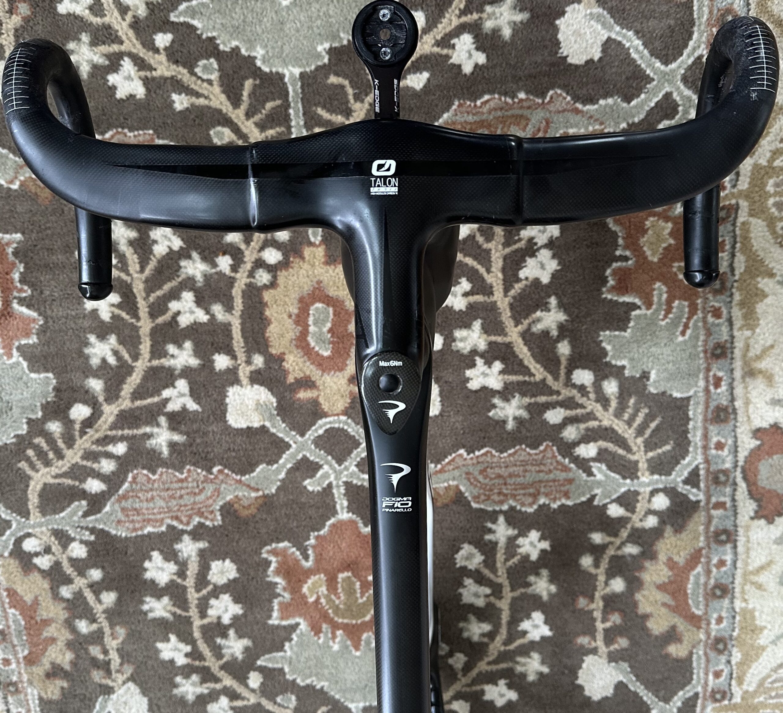 Pinarello Dogma F10 Disk (56cm) Frameset + Integrated Talon Aero bars (440/110)