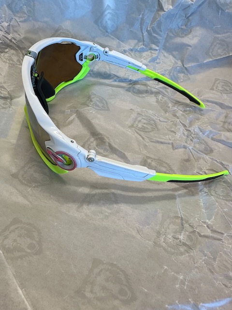 Custom Oakley JawBreaker Fire Iridium Lenses