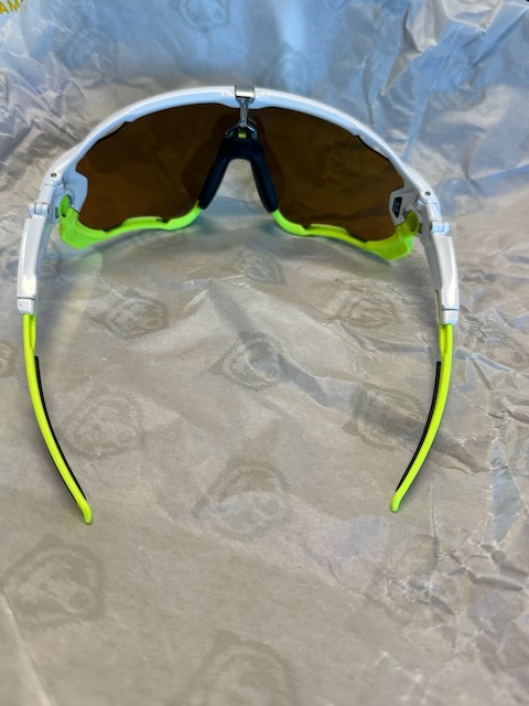 Custom Oakley JawBreaker Fire Iridium Lenses