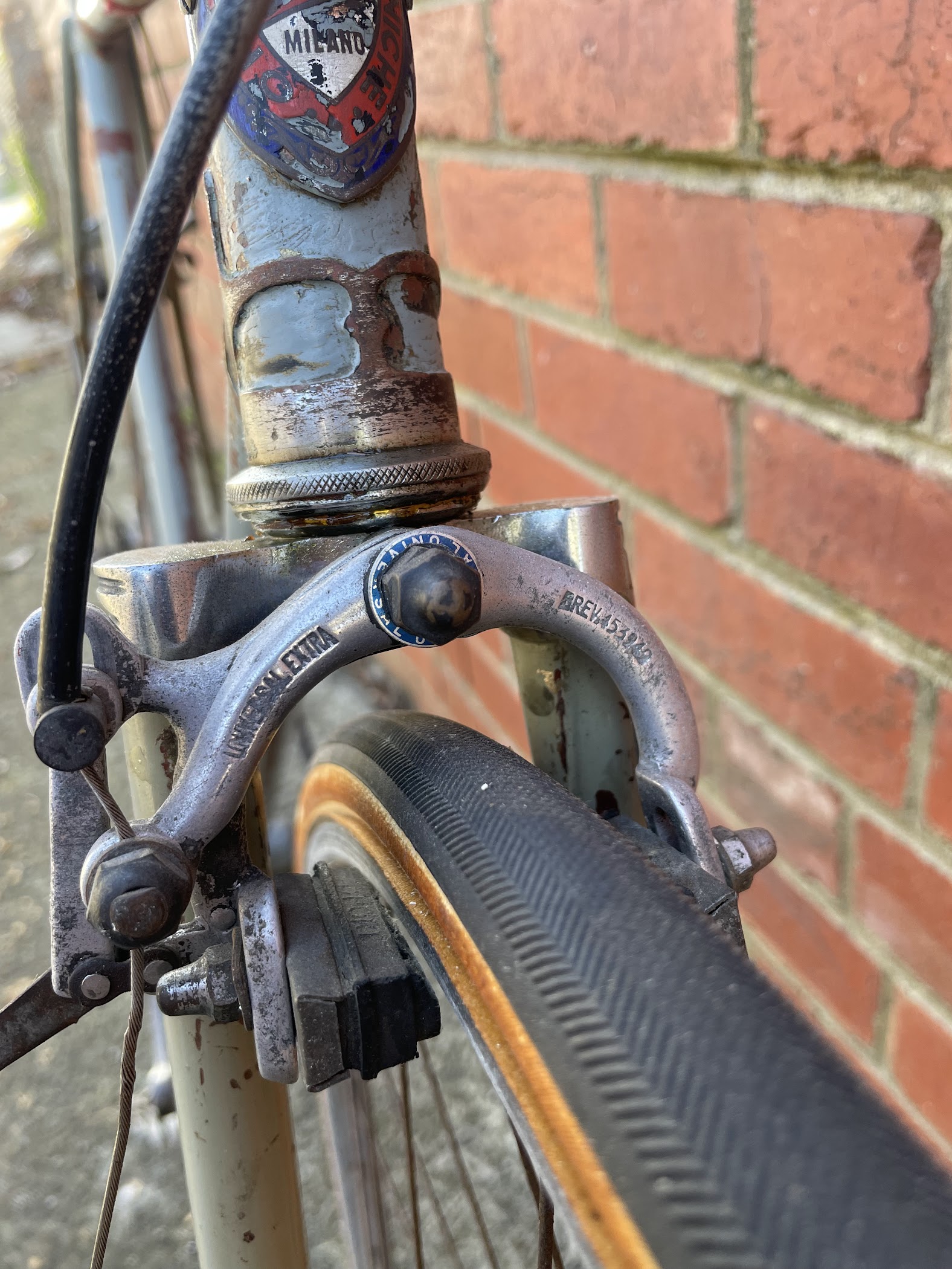 Late 1940's Atala with Campagnolo Cambio Corsa early multi gear transmission