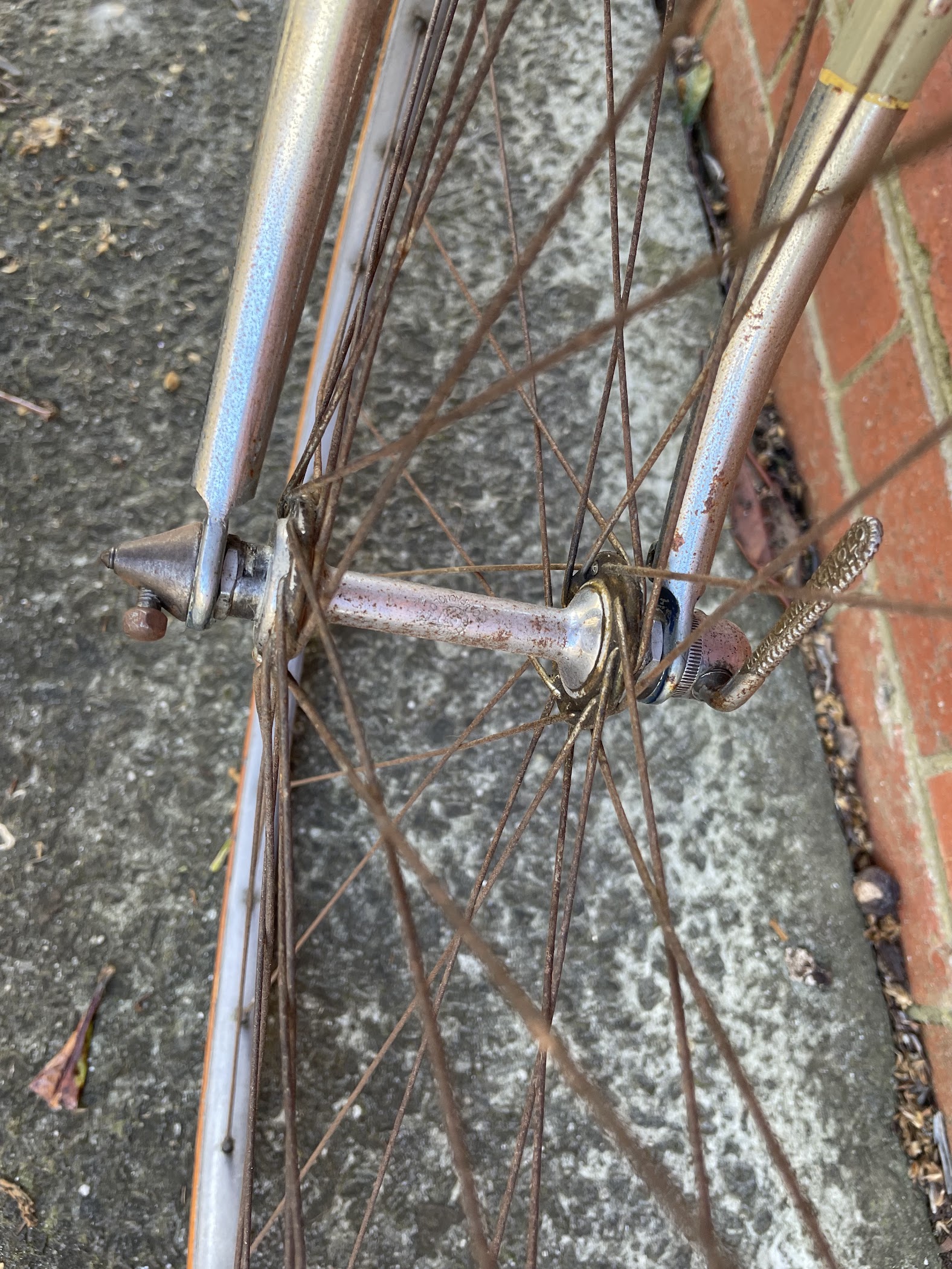 Late 1940's Atala with Campagnolo Cambio Corsa early multi gear transmission