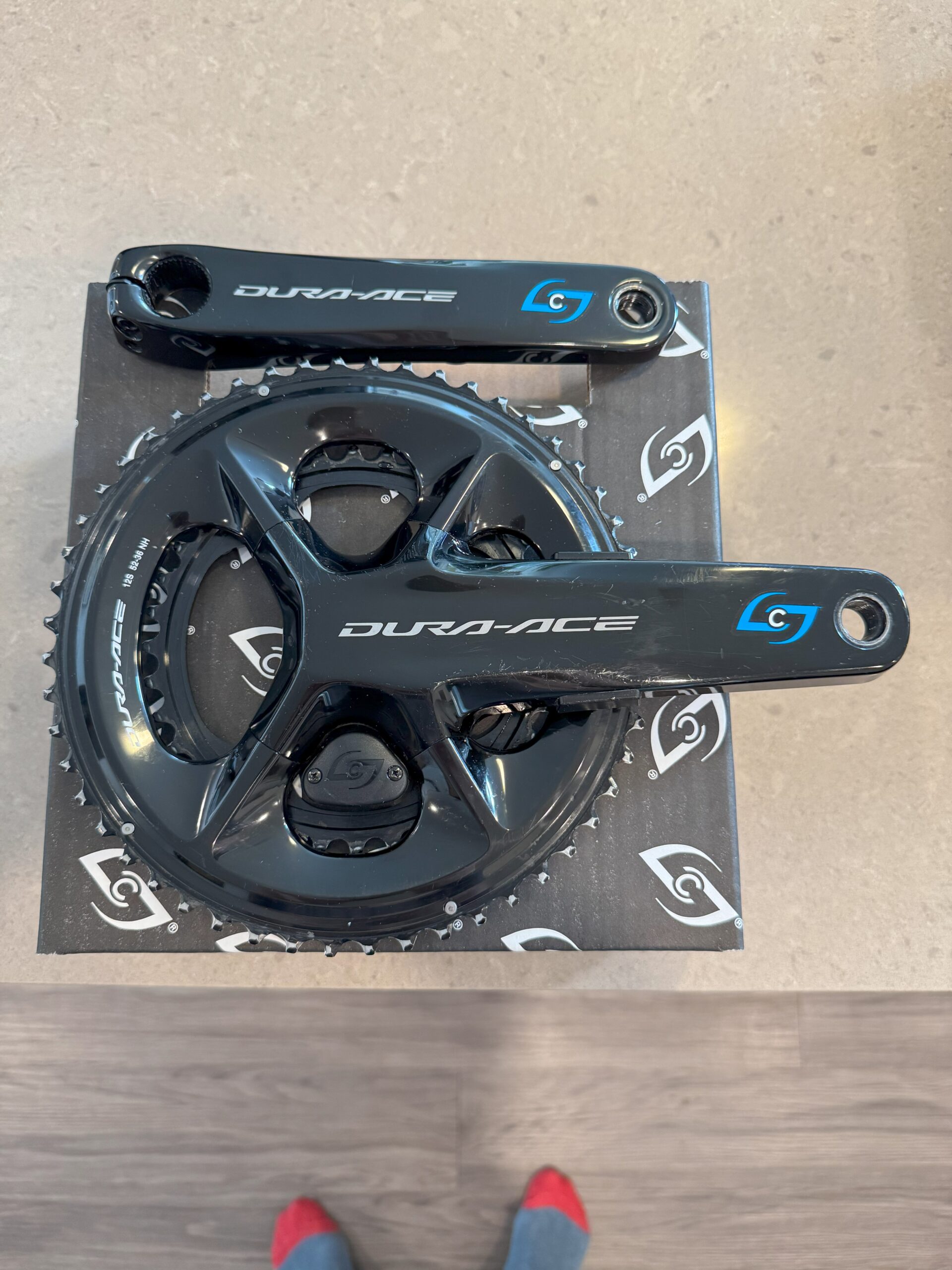 Stages Dual sided Power Meter on Shimano Dura Ace R9200 52/36 170mm cranks