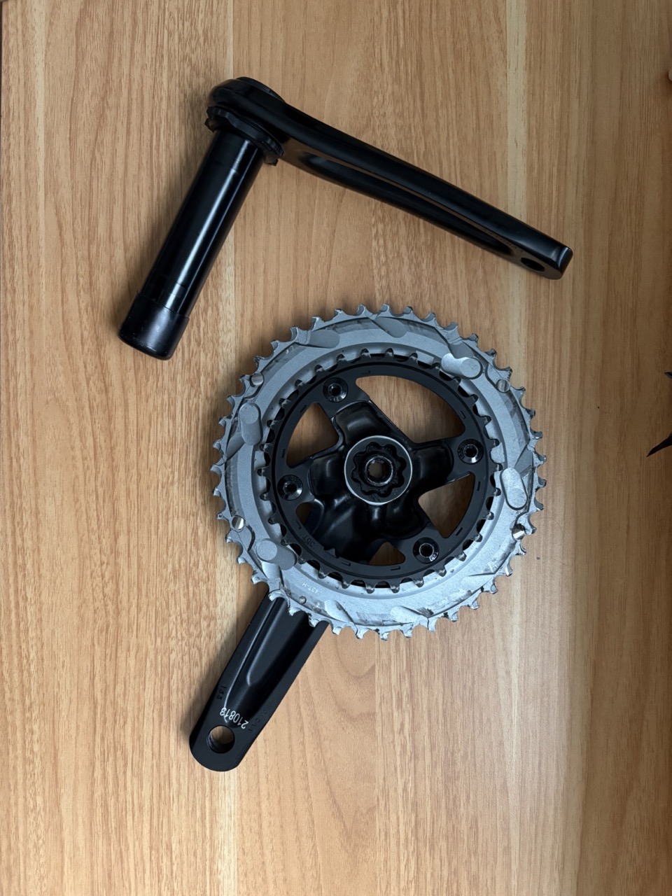 SRAM Rival DUB Wide 2X Power Meter Crankset - 43-30 - 165mm