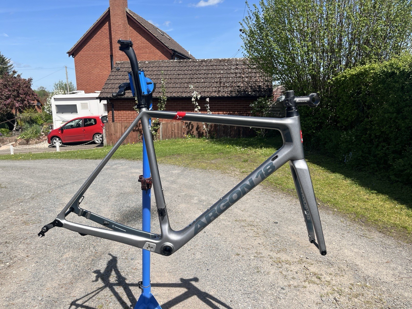 Argon 18 Gallium disc - Large - Frameset, BB, axles & seatpost only.