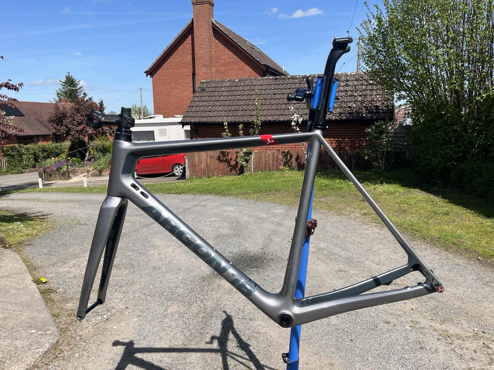 Argon 18 Gallium disc - Large - Frameset, BB, axles & seatpost only.