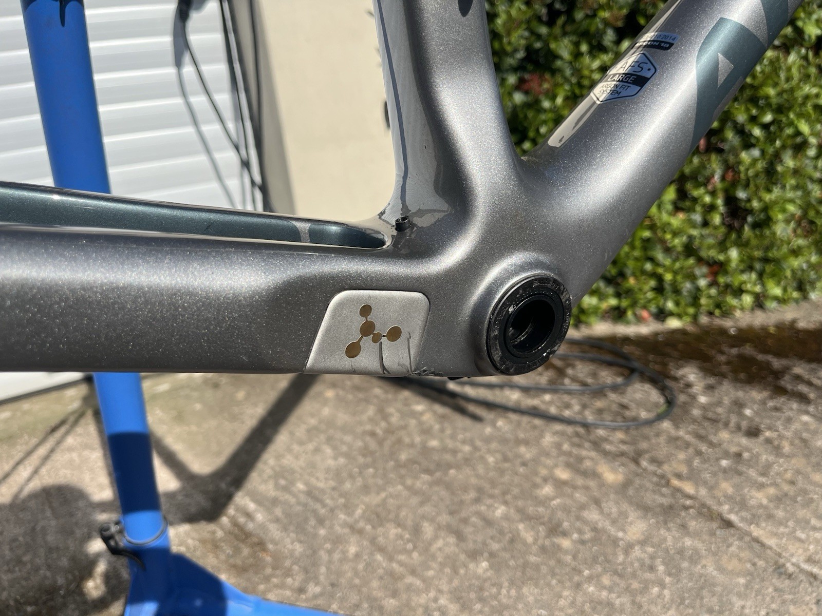 Argon 18 Gallium disc - Large - Frameset, BB, axles & seatpost only.