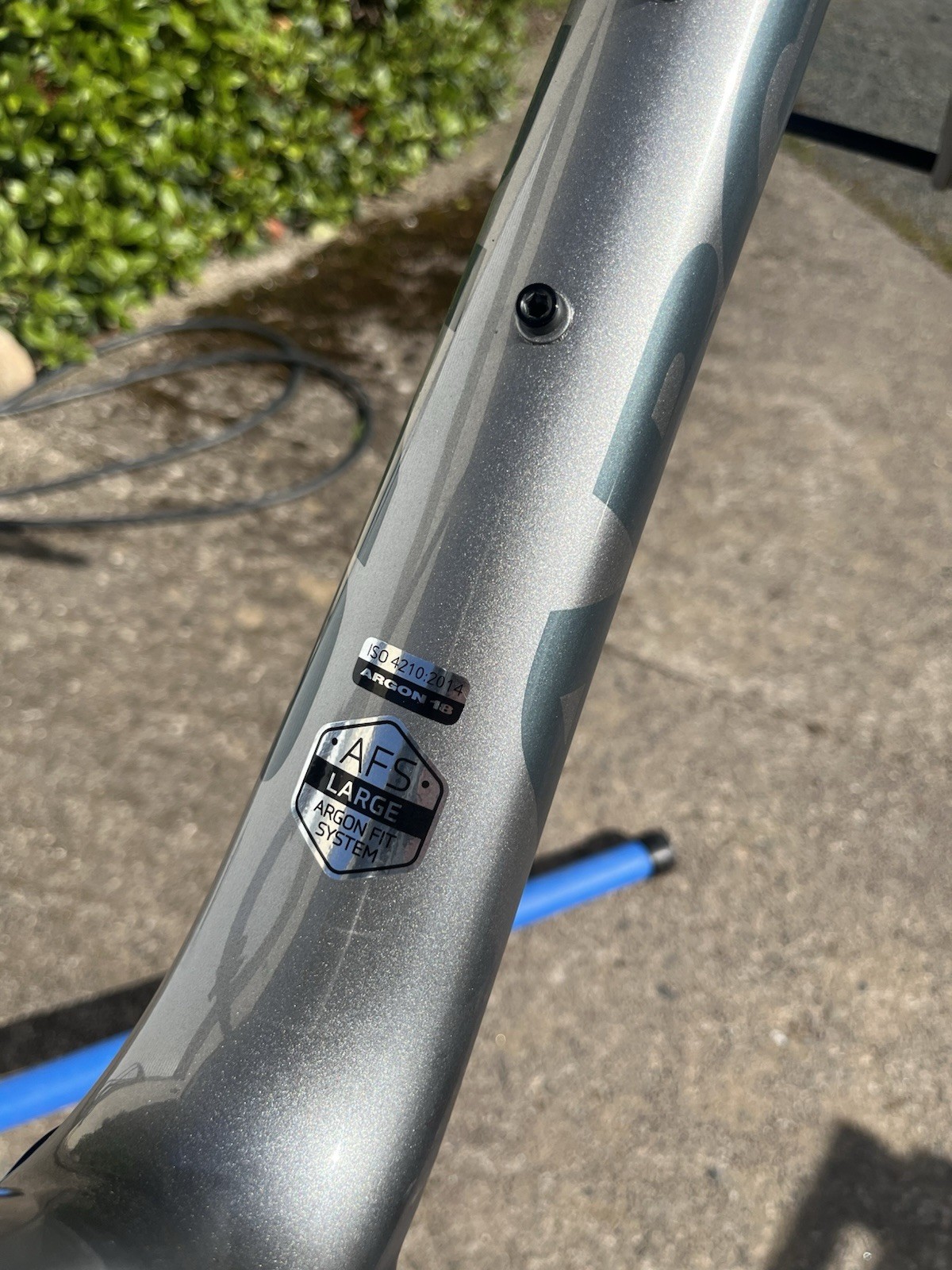 Argon 18 Gallium disc - Large - Frameset, BB, axles & seatpost only.