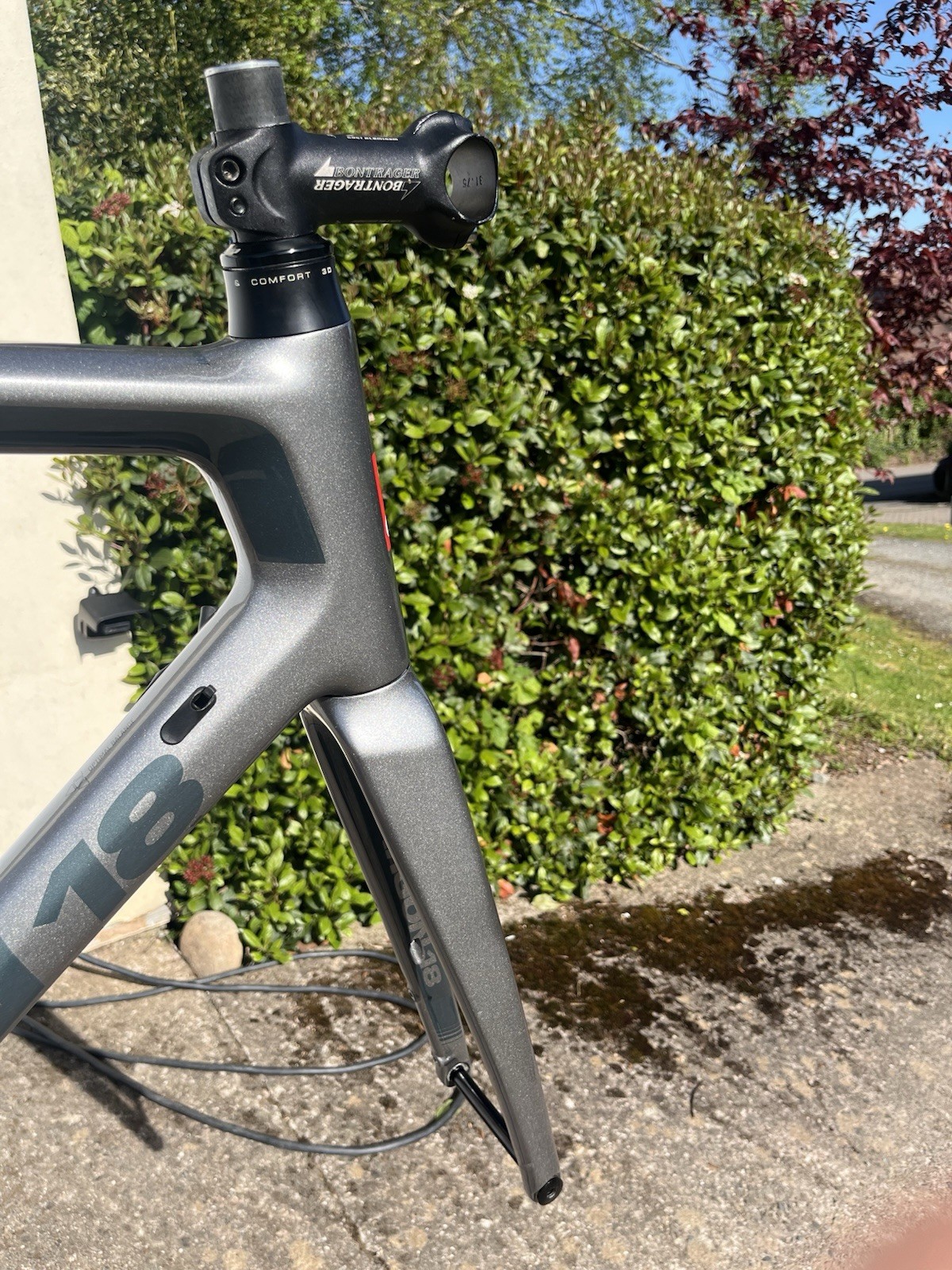 Argon 18 Gallium disc - Large - Frameset, BB, axles & seatpost only.