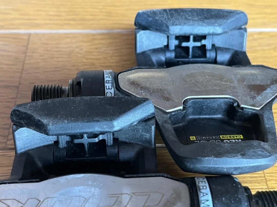 look keo blade carbon titanium ceramic pedals