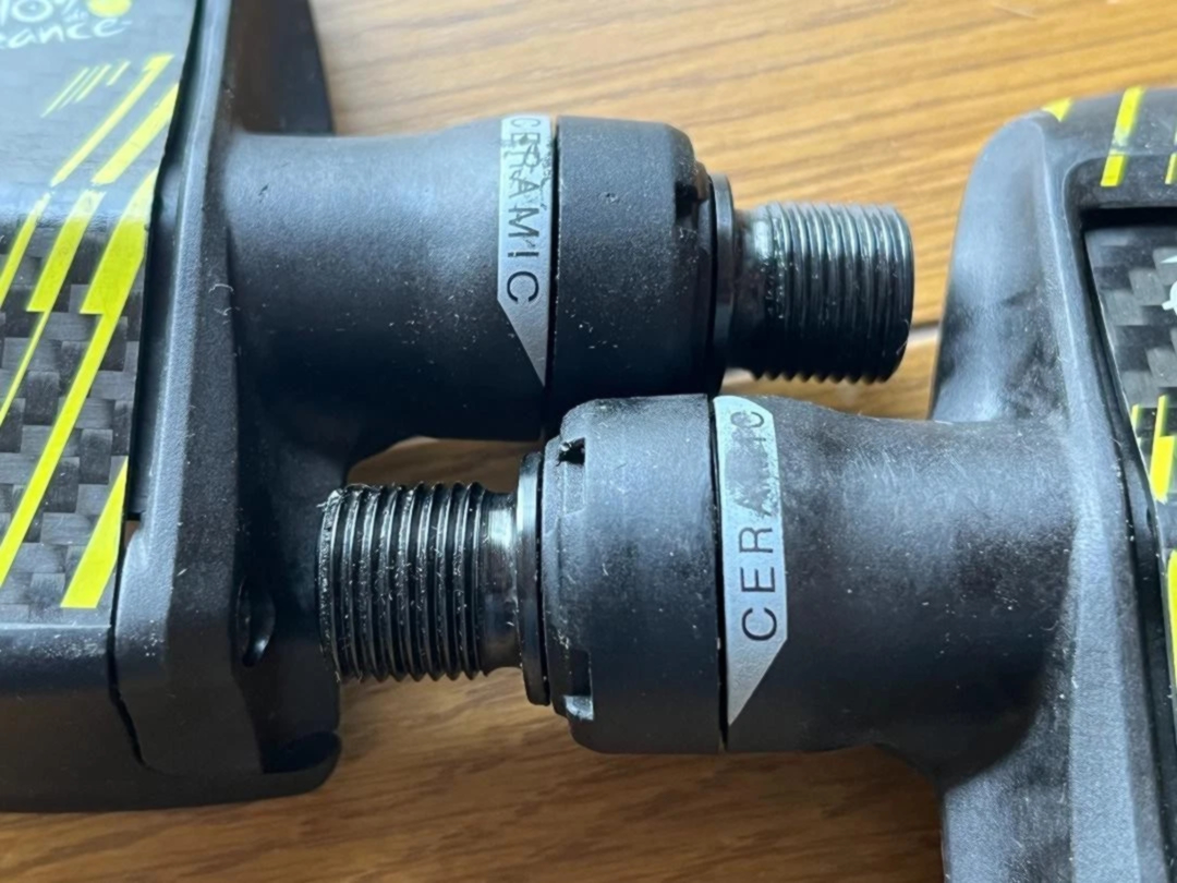 look keo blade carbon titanium ceramic pedals