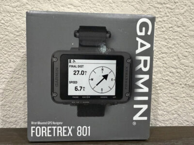 Garmin Foretrex 801 Wrist-Mounted GPS Navigation with Upgraded Strap(Sealed).