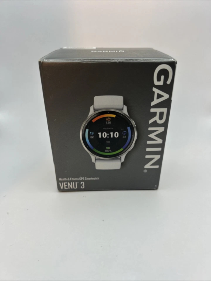Garmin Venu 3 -WHITE-Health and Fitness Smartwatch -NEW(Opened Box)