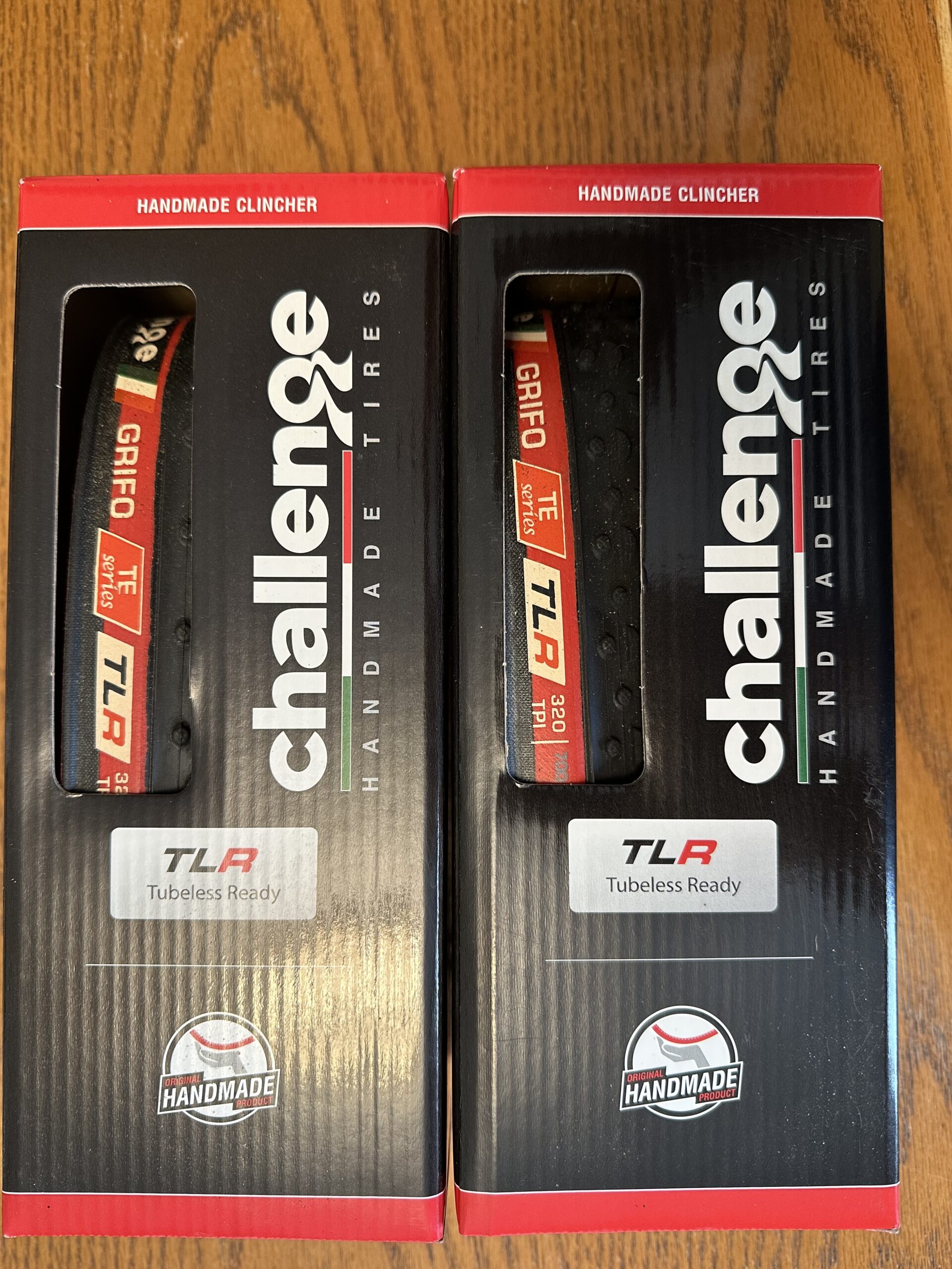 2x New Challenge Grifo TE Pro Series Handmade Clinchers - Tubeless CX Tyres