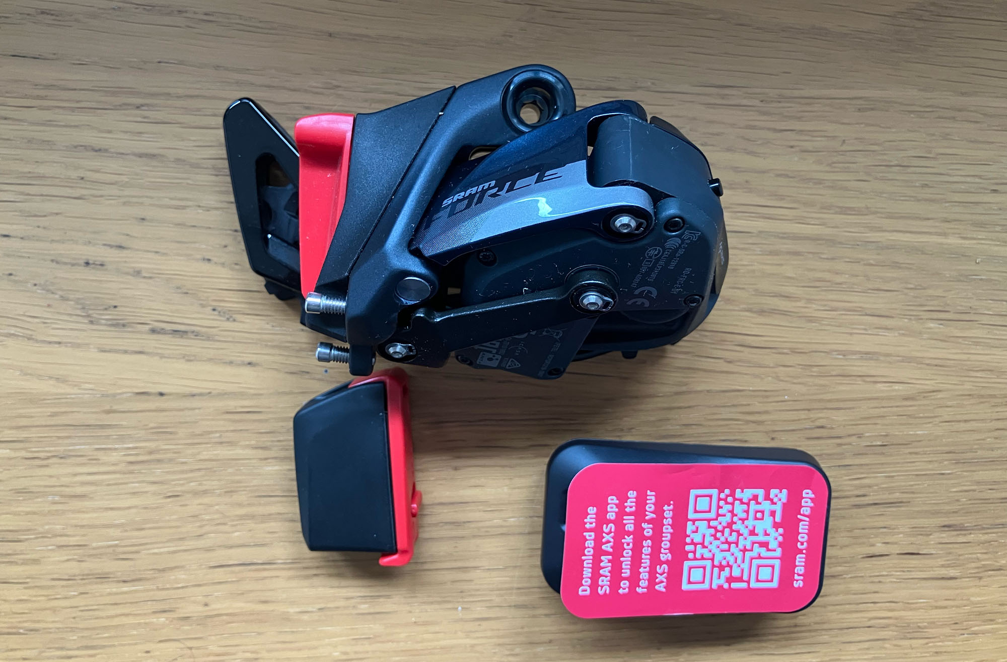 Brand new SRAM Force AXS Rear derailleur + battery + charger