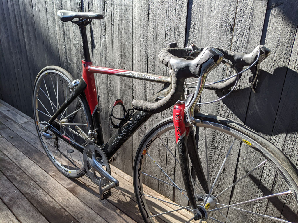 Kestrel Road Bike Durace and Mavic Build