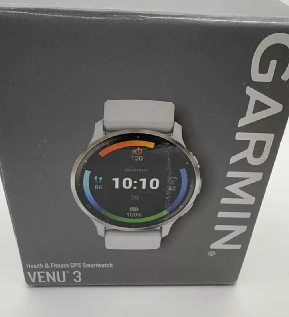 Garmin Venu 3 -WHITE-Health and Fitness Smartwatch -NEW(Opened Box)