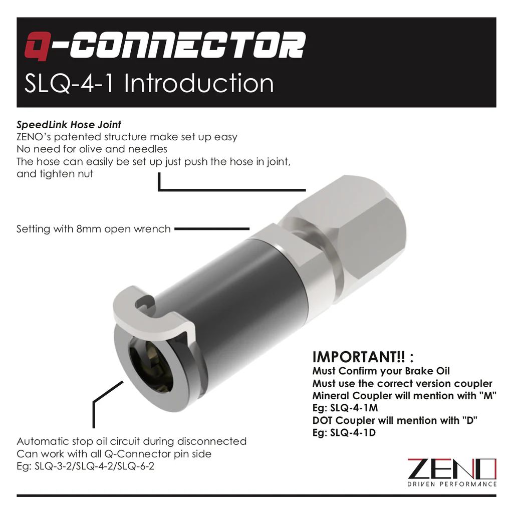 Zeno Q-Connector SpeedLink 2.1mm Socket Side Only