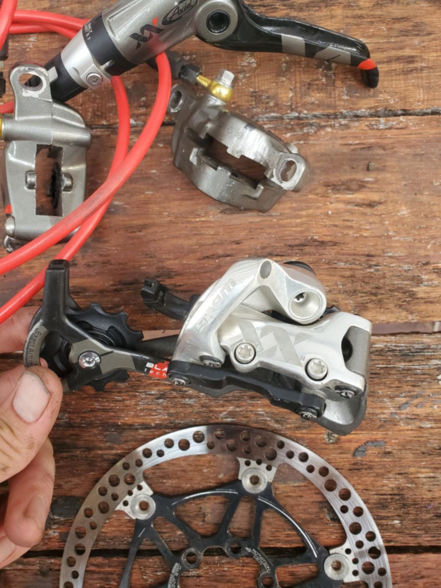 Sram XX 10 Speed ShifterRear Derailleur and Disc Brakes