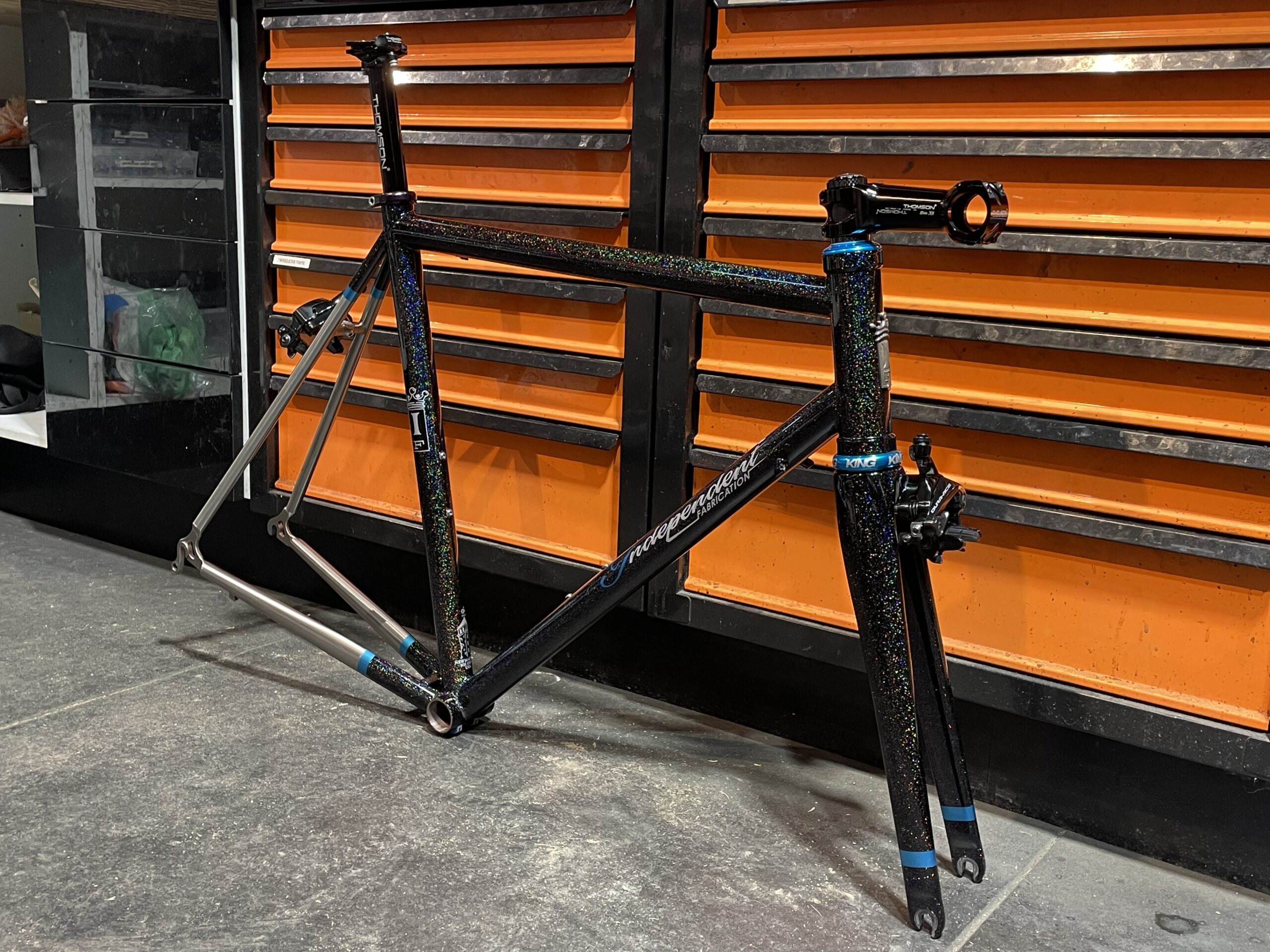 Independent Fabrication Titanium Crown Jewel frame and fork