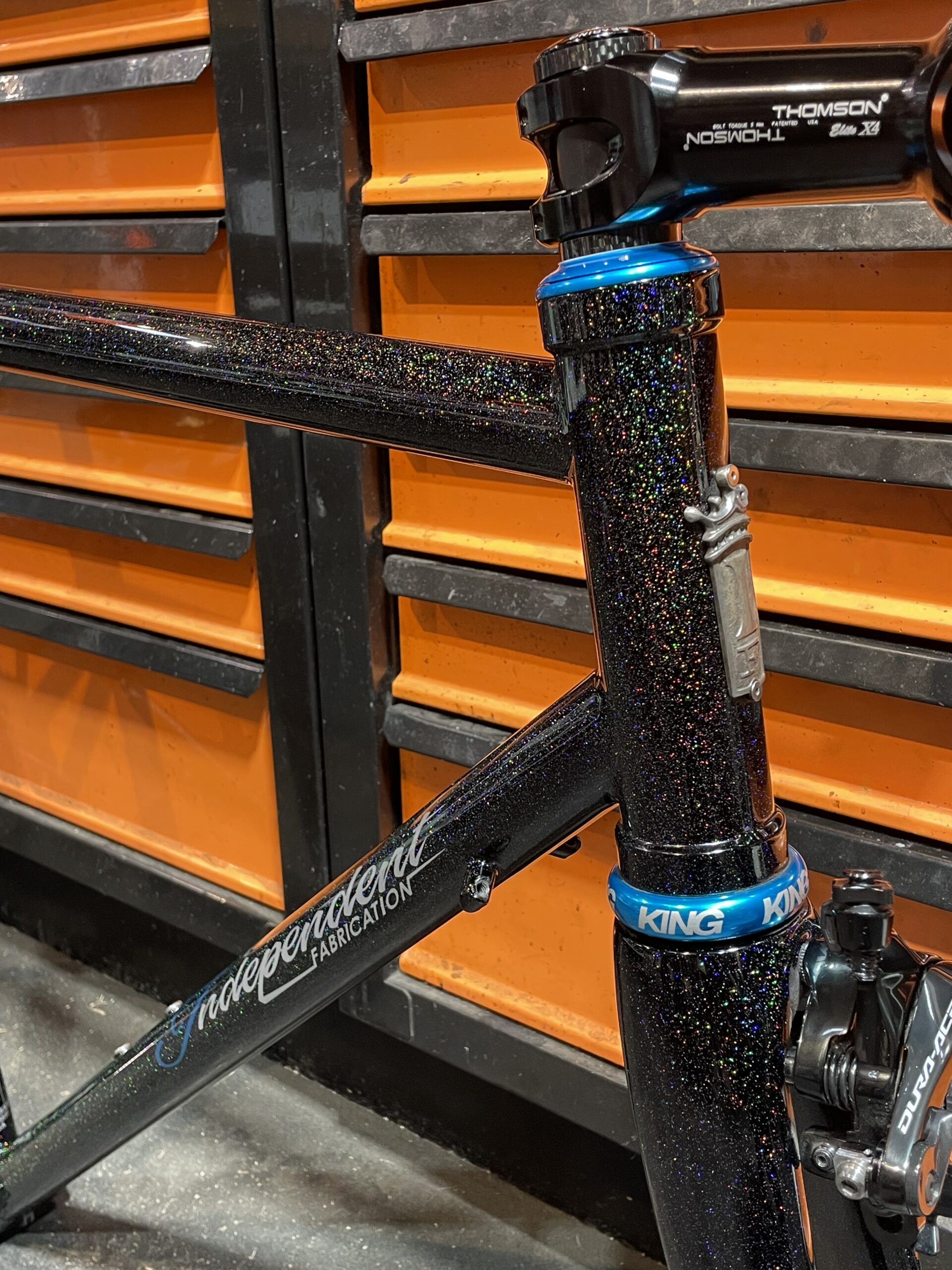 Independent Fabrication Titanium Crown Jewel frame and fork