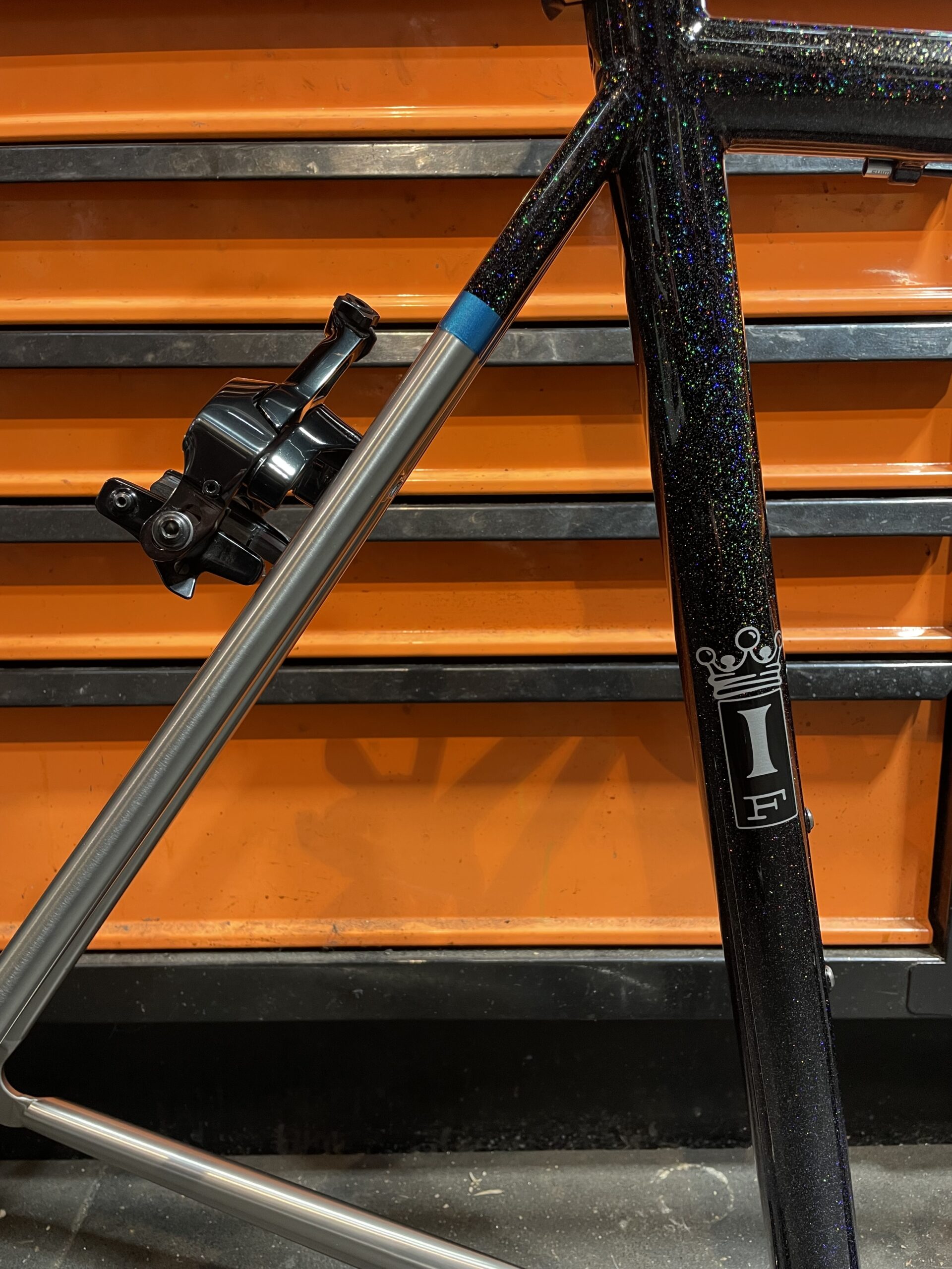Independent Fabrication Titanium Crown Jewel frame and fork